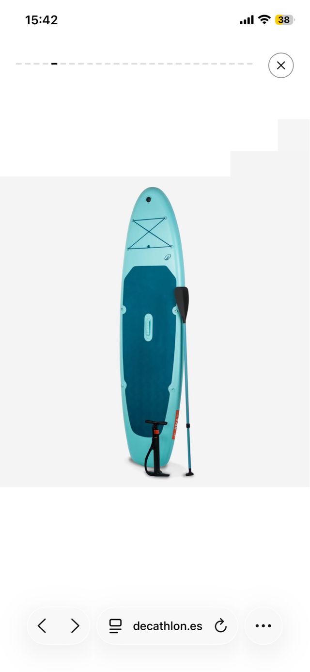 Tabla Paddle Surf Azul con Remo y Bomba