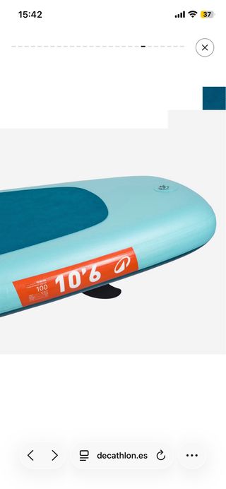 Tabla Paddle Surf Azul con Remo y Bomba