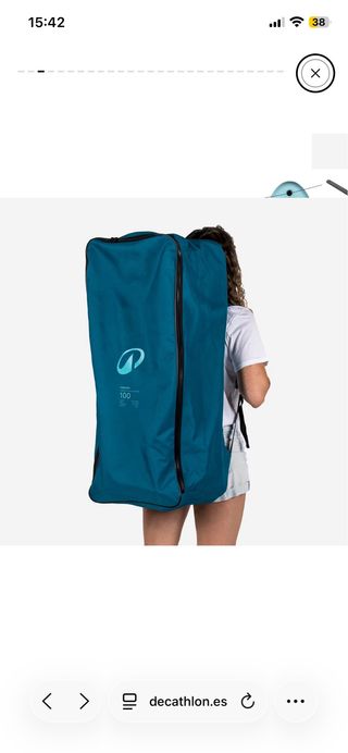 Tabla Paddle Surf Azul con Remo y Bomba