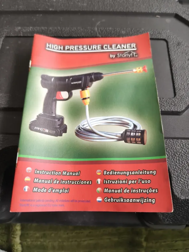 Pistola Hidrolimpiadora Alta Presión Recargable