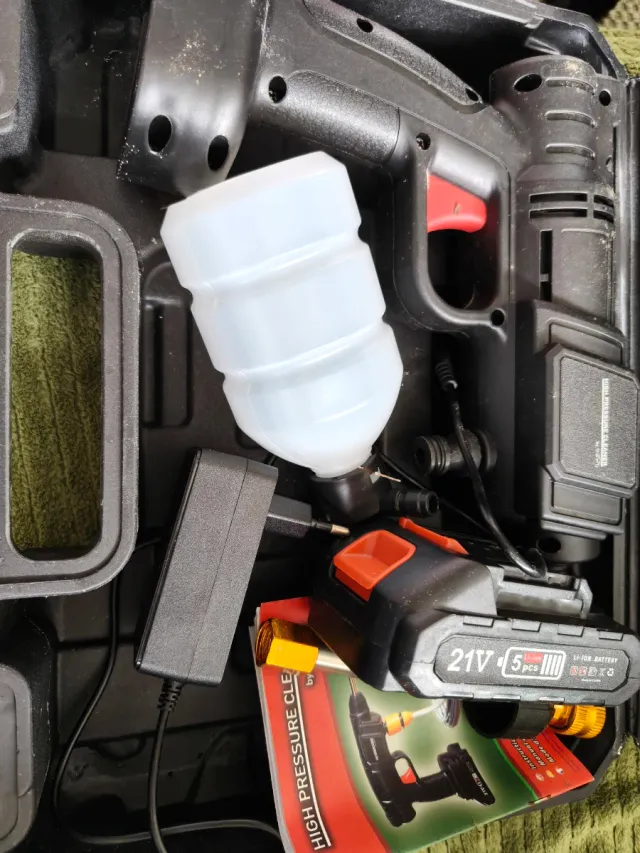 Pistola Hidrolimpiadora Alta Presión Recargable