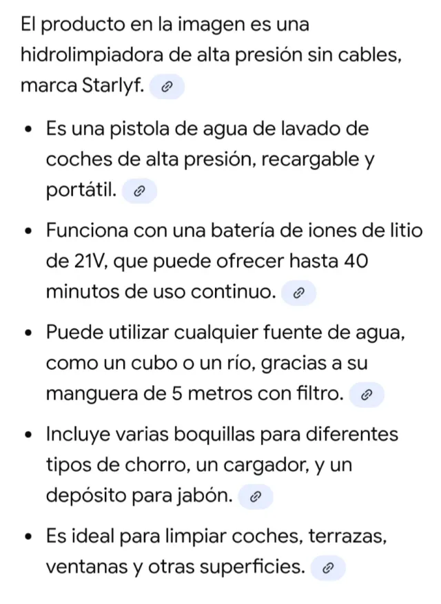 Pistola Hidrolimpiadora Alta Presión Recargable