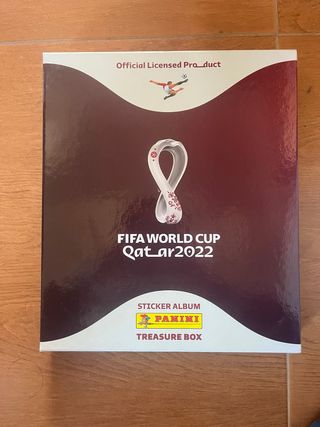Treasure box álbum Mundial Qatar 2022 Incompleto