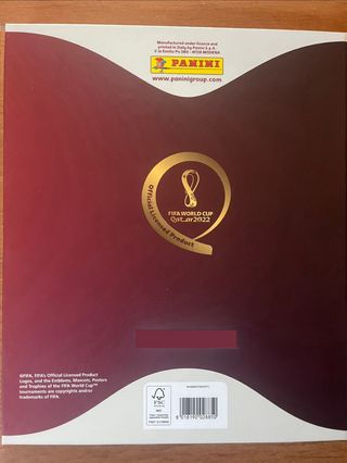 Treasure box álbum Mundial Qatar 2022 Incompleto
