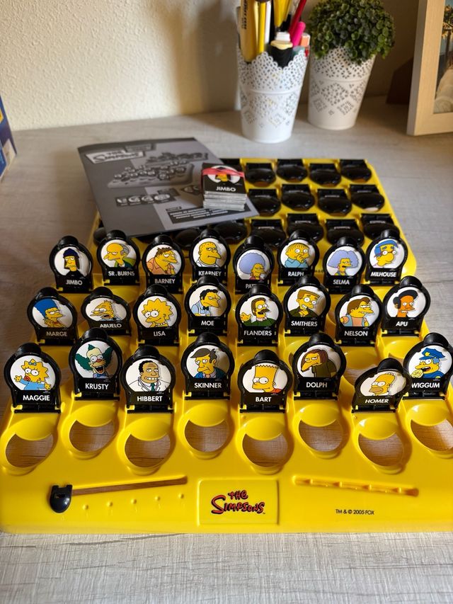 Quién es Quién? Los Simpson Juego Mesa