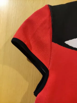 Body Zara Negro y Rojo