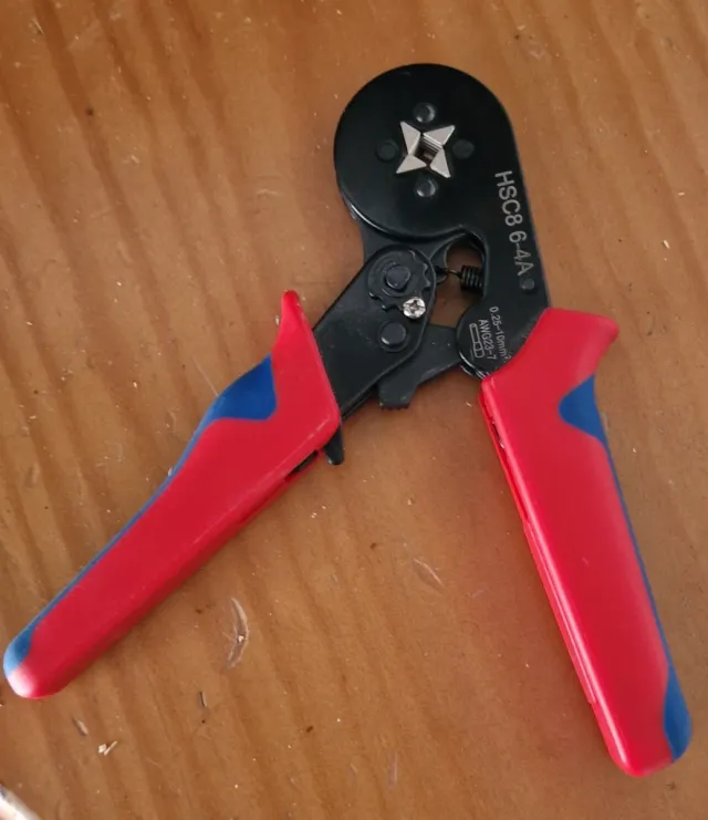 Alicate de cravar ponteiras HSC8 6-4A