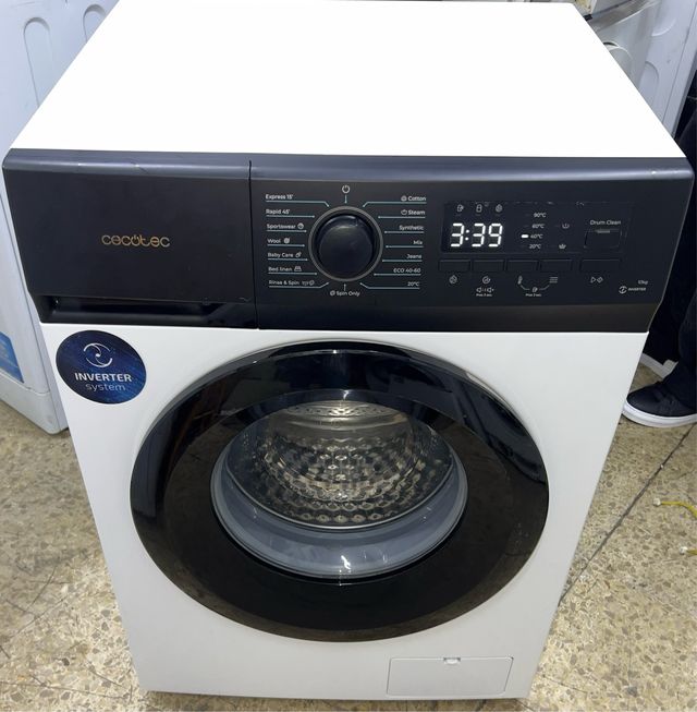 Lavadora Cecotec 10kg Inverter System