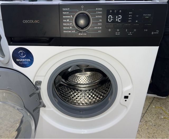 Lavadora Cecotec 10kg Inverter System