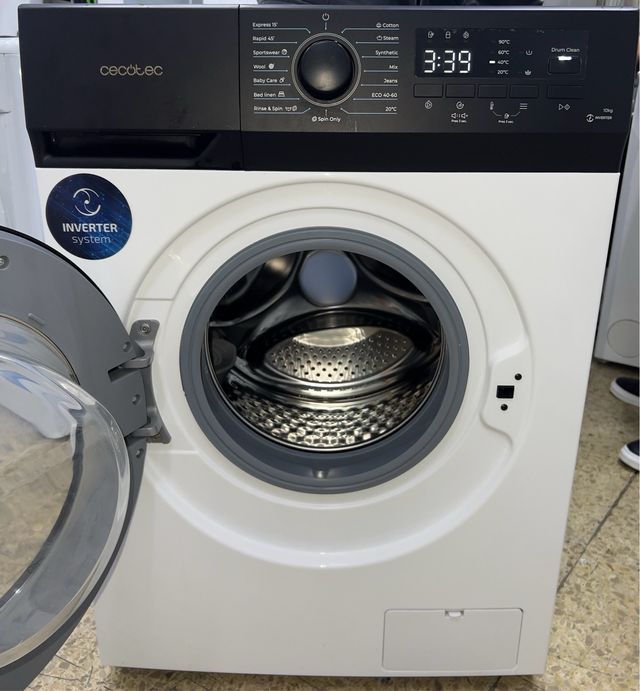 Lavadora Cecotec 10kg Inverter System