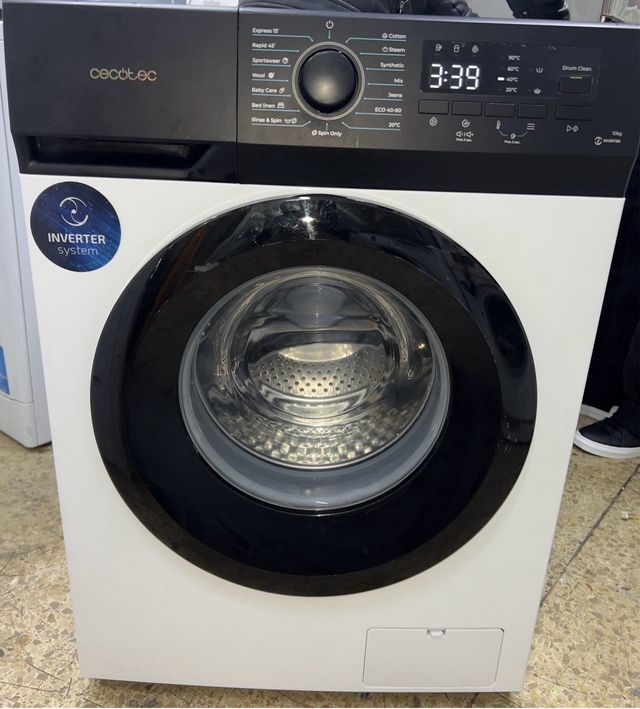Lavadora Cecotec 10kg Inverter System