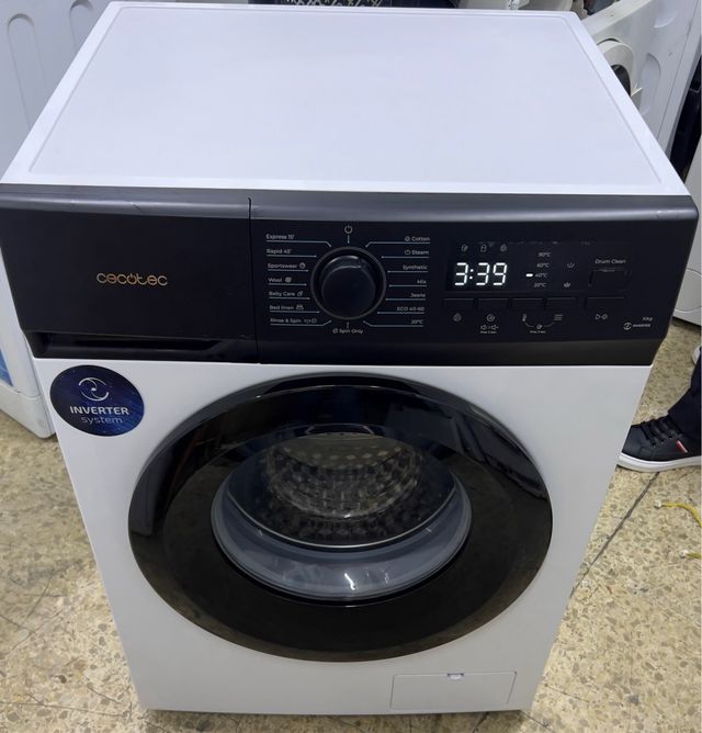 Lavadora Cecotec 10kg Inverter System