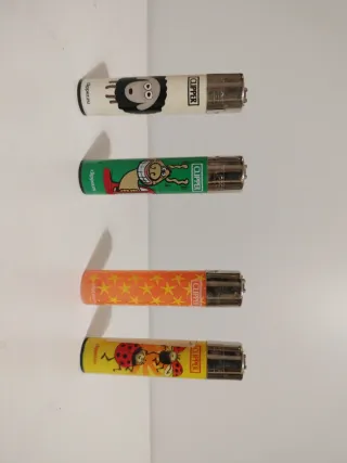 Lotto n5 • Accendini Clipper Set 4  Pezzi