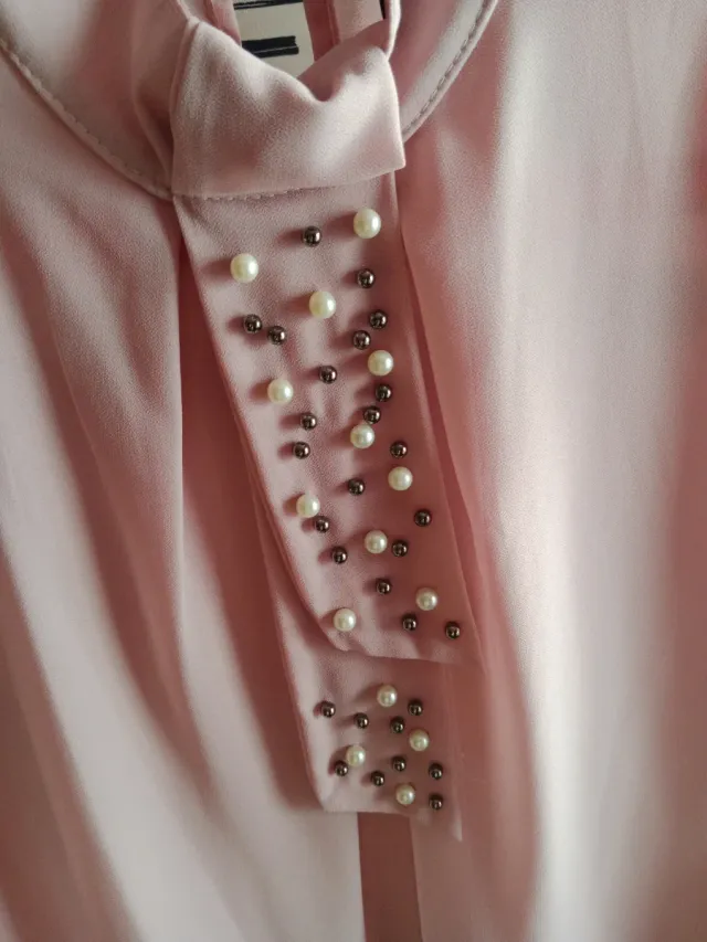 Blusa elegante salmón T.S/M