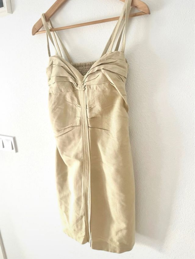 Vestido Dolores Promesas Beige