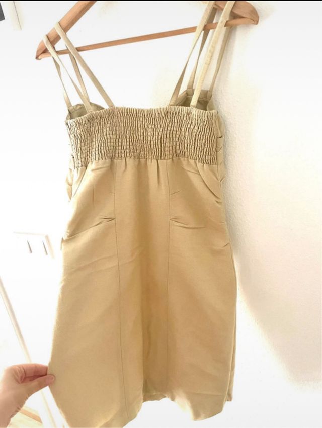 Vestido Dolores Promesas Beige