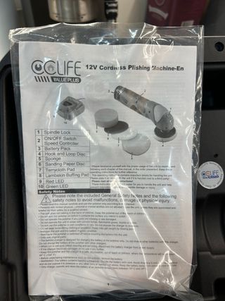 Pulidora Eléctrica Portátil batería