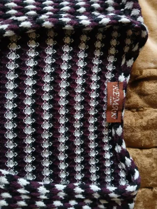 Vestido invierno sin mangas estampado