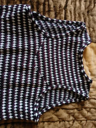 Vestido invierno sin mangas estampado