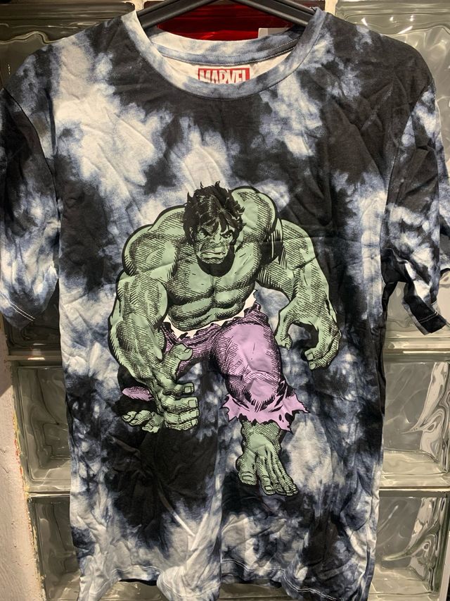 Camiseta Marvel Hulk Tie-Dye