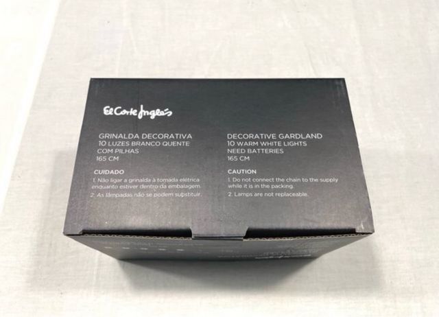 Guirnalda Pino con Luces Navideñas