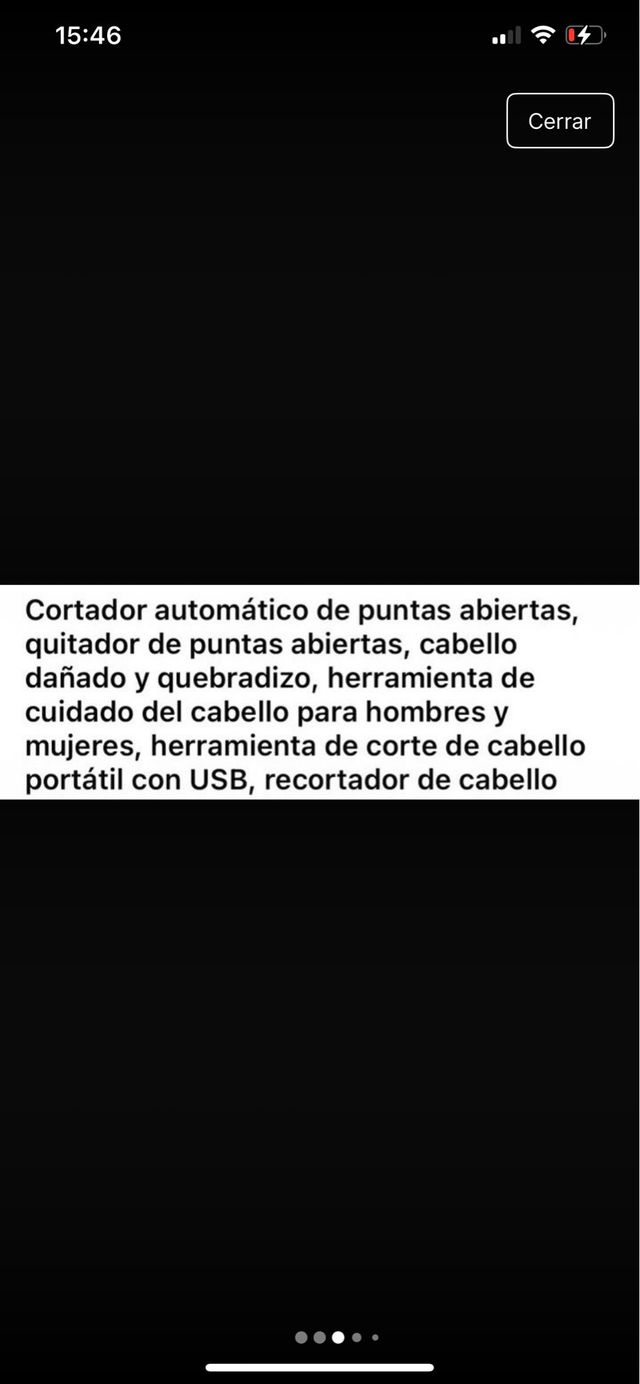 Recortador de puntas rosa y negro