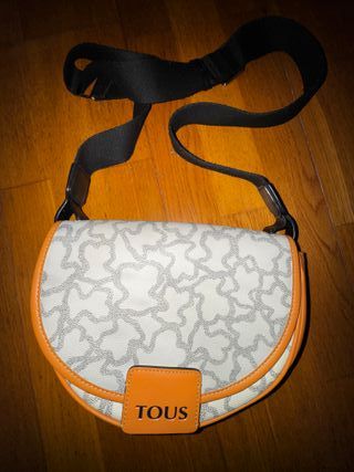 Bolso Tous blanco y marrón