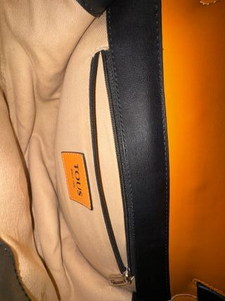 Bolso Tous blanco y marrón