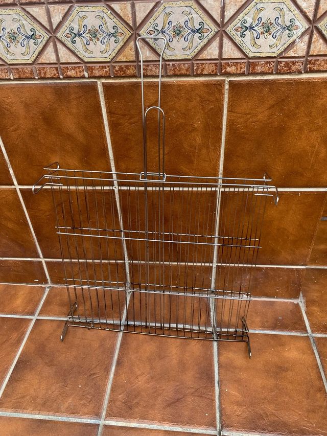 Parrilla doble para barbacoa de metal