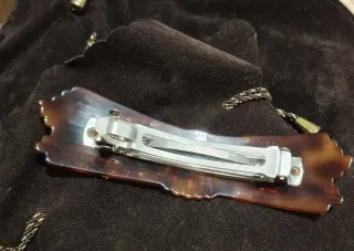 Fermaglio capelli tartarugato con strass