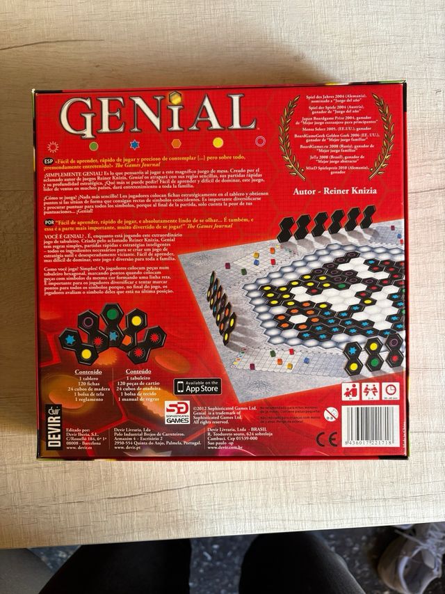 Juego de mesa Genial