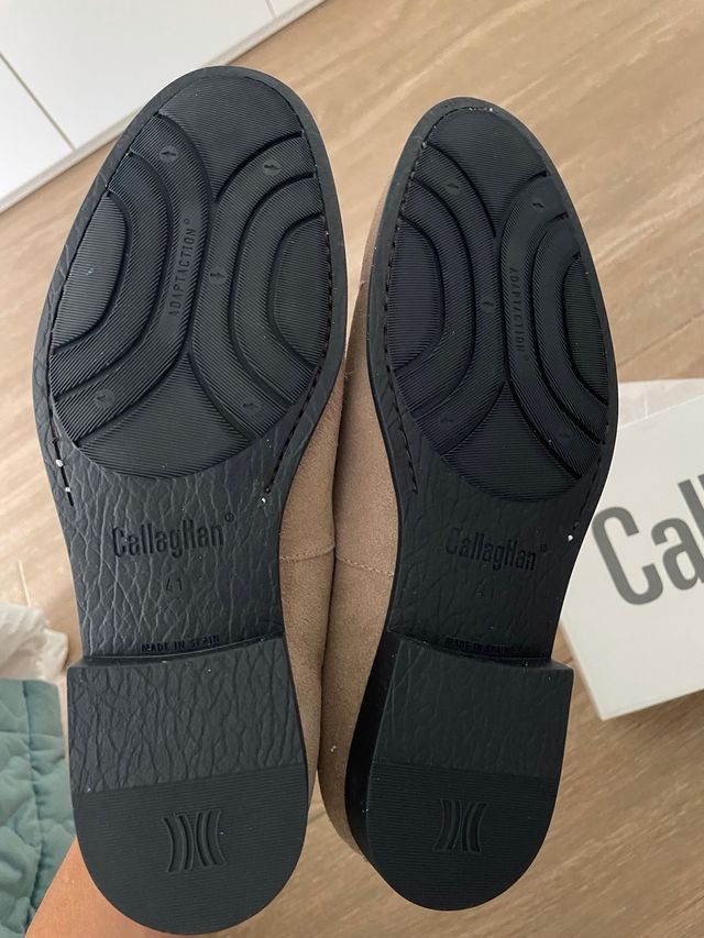 Zapatos Callaghan Tassel Ante Beige