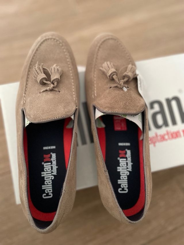 Zapatos Callaghan Tassel Ante Beige