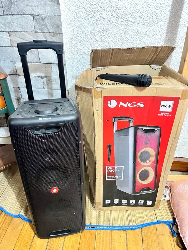 Altavoz NGS Wild Rave 1 con Micrófono
