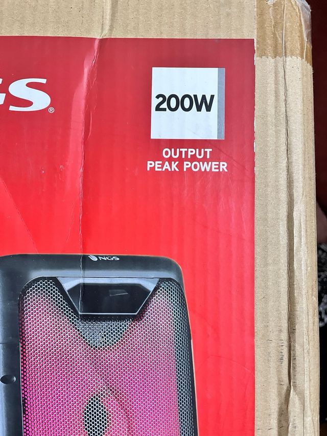 Altavoz NGS Wild Rave 1 con Micrófono