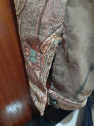 Cazadora Marrón Estampada