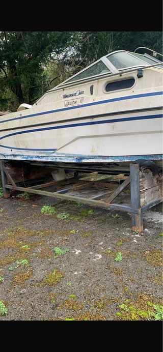 Velero de aluminio y Lancha