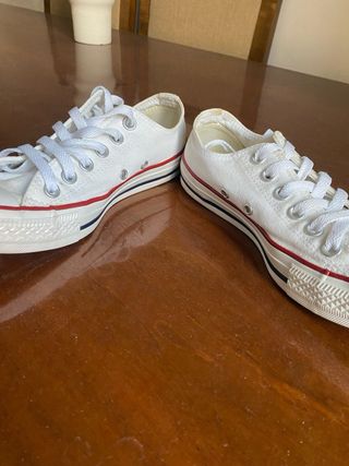 Converse Bianche Taglia 37