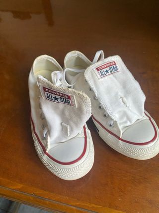 Converse Bianche Taglia 37