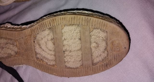 Espardeñas fallero blancas