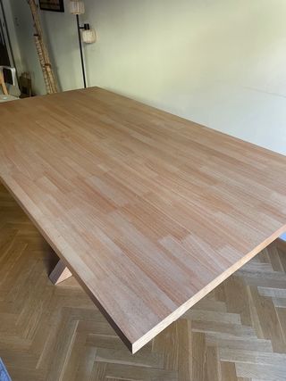 Mesa de comedor de madera 180x100 marca sklum