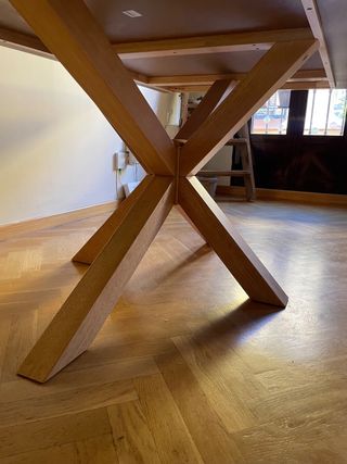 Mesa de comedor de madera 180x100 marca sklum