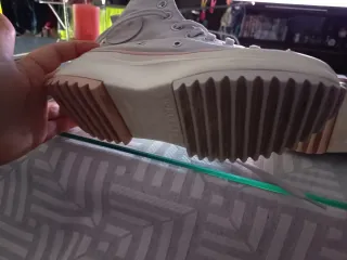 Zapatillas Converse Botín Gris y Rosa