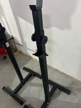 Soportes para barra de pesas k sport