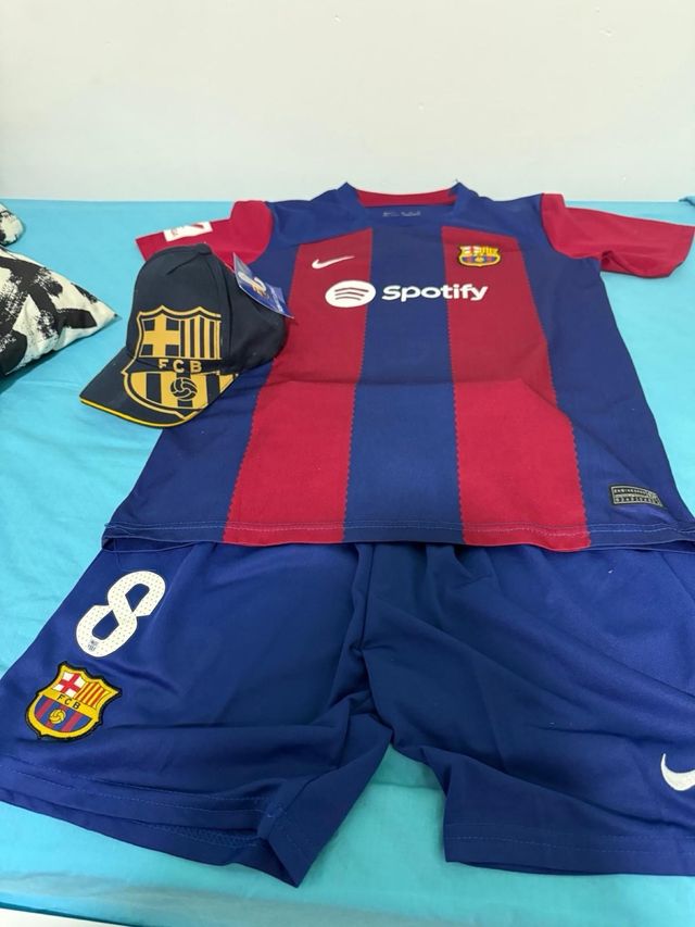 Conjunto Fútbol Barcelona Talla 10