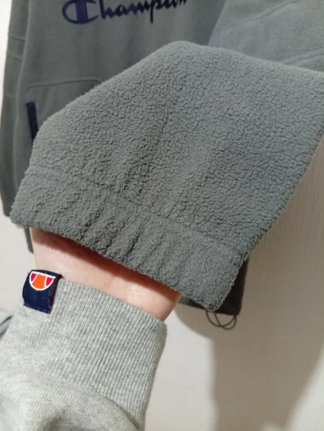 Forro polar Vintage Champion Gris/Azul marino S