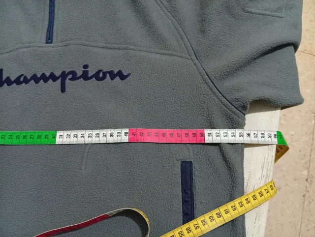 Forro polar Vintage Champion Gris/Azul marino S