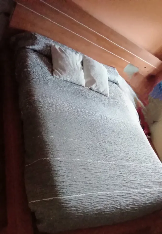 Cama 150cm Madera  sin colchon