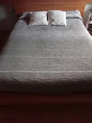 Cama 150cm Madera  sin colchon