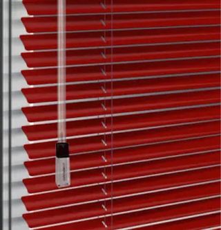 Persiana veneziana in alluminio rosso 100x250cm